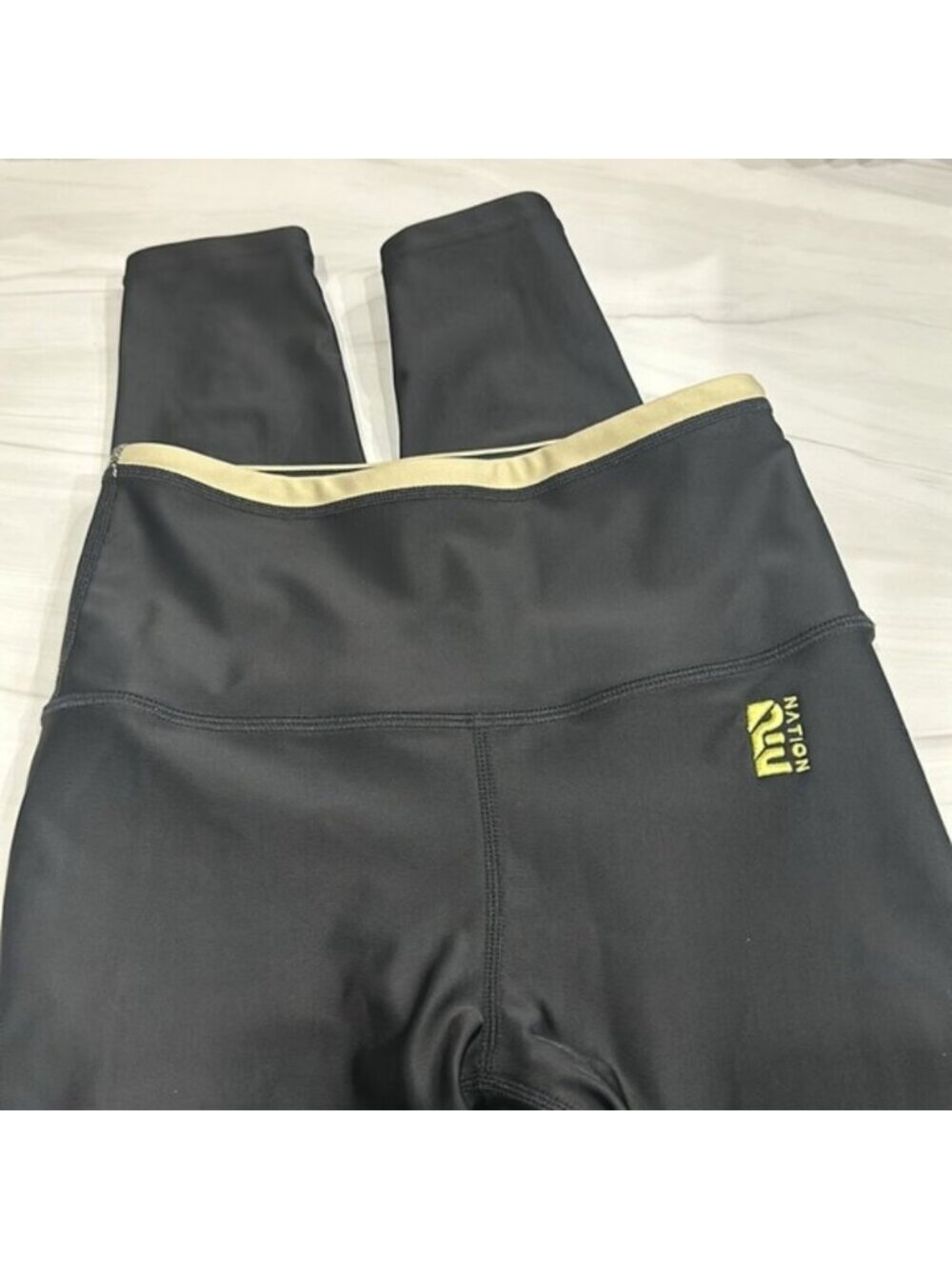 P.E. Nation Steady Run 7/8 Legging Black Yellow XS PE Nation - Picture 7 of 10